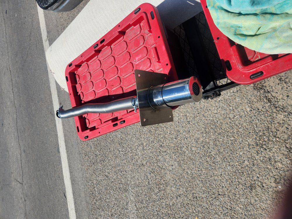 Generator silencer. Muffler
