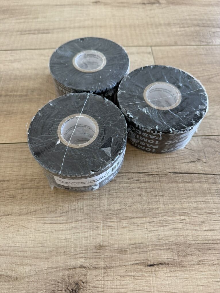 NEW! 2 x 100' 10 Mil Pipe Wrap Tape 3 Pack