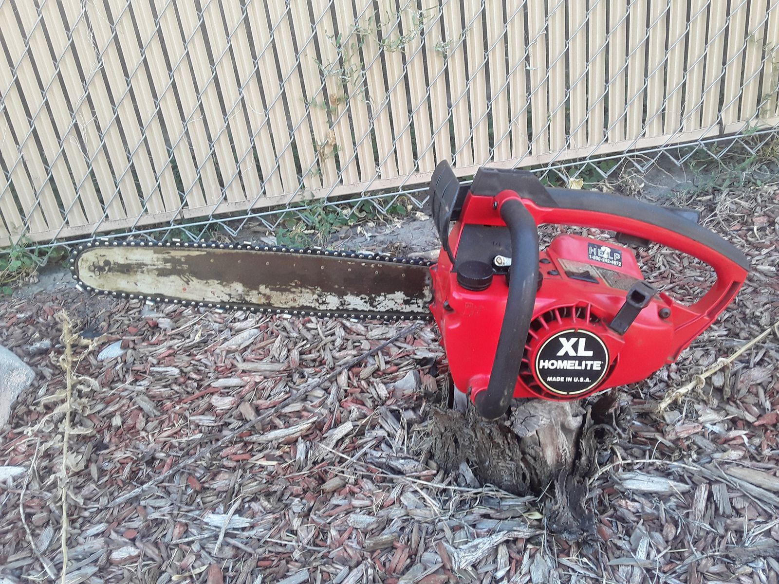 Homelite top handle chainsaw.