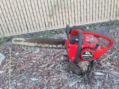 Homelite top handle chainsaw.