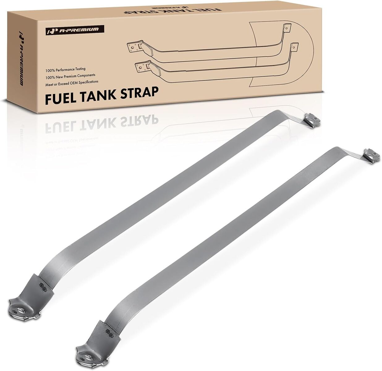 97-00 Acura EL, 96-00 Honda Civic L4 1.6L Fuel Tank Straps 2-PC Set