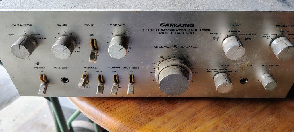 Samsung SA-3500 vintage silver face