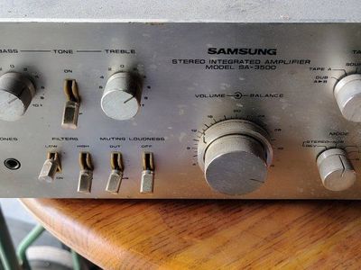 Samsung SA-3500 vintage silver face