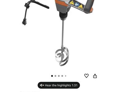 RIDGID Paddle Mixer, Thinset, mortar mixer