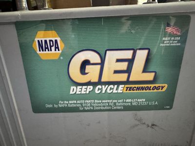 NAPA GEL Deep Cycle Batteries