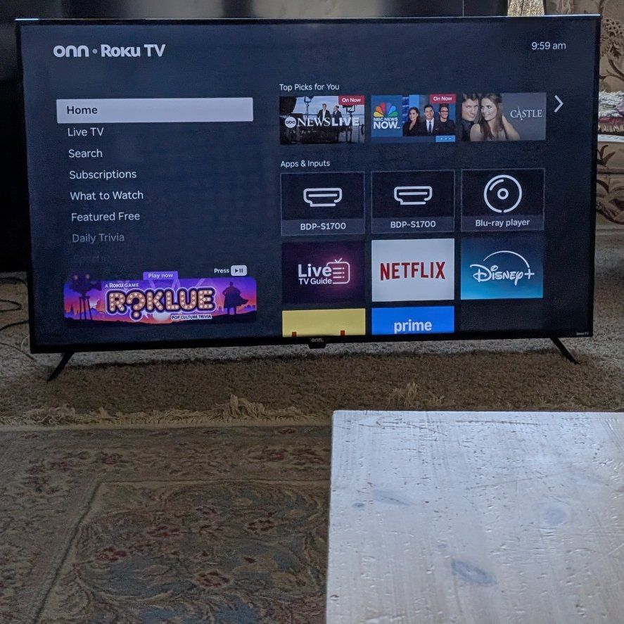 Onn 60" 4K Ultra HD Smart LED Roku TV
