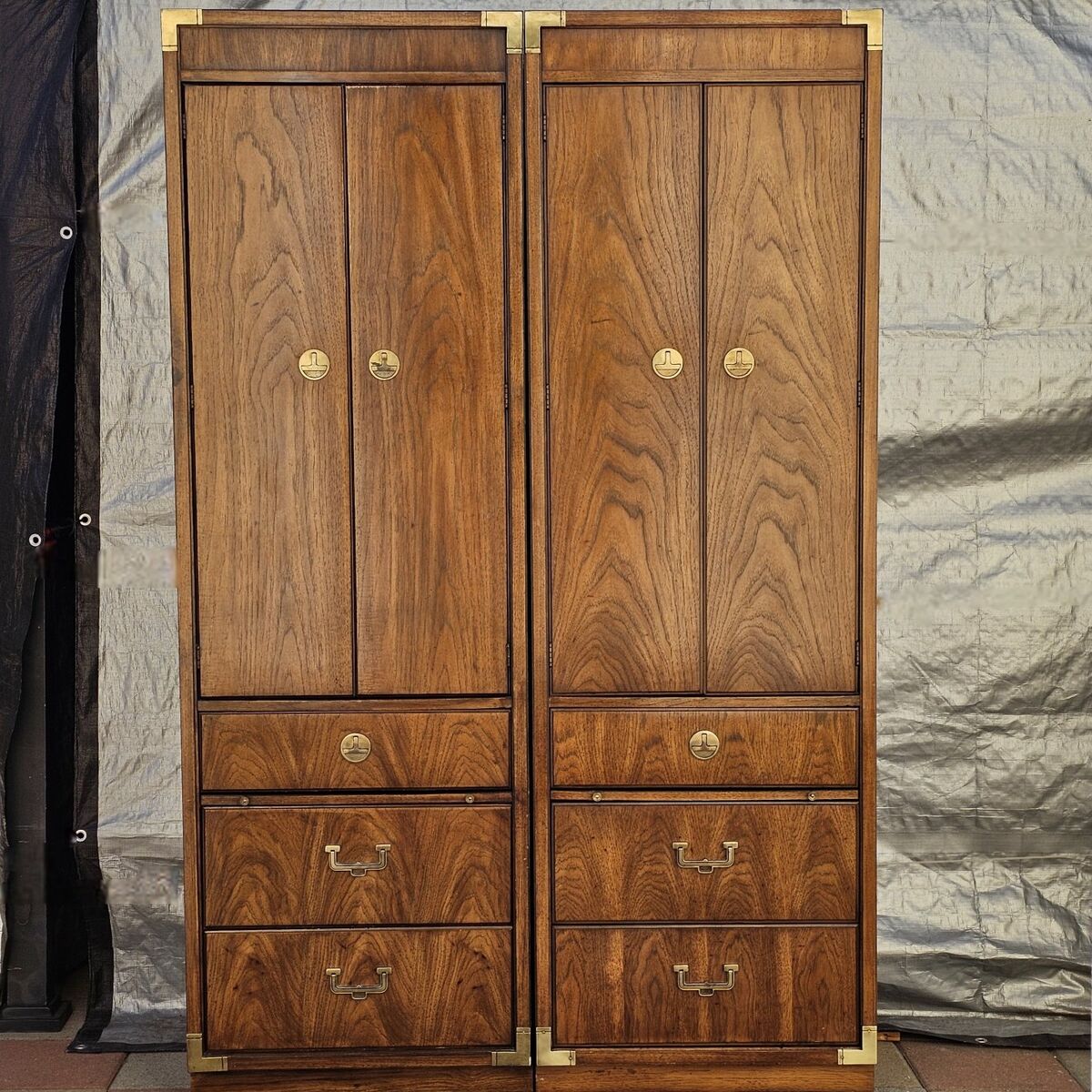 Huntley by Thomasville Vintage MCM Pier Cabinet