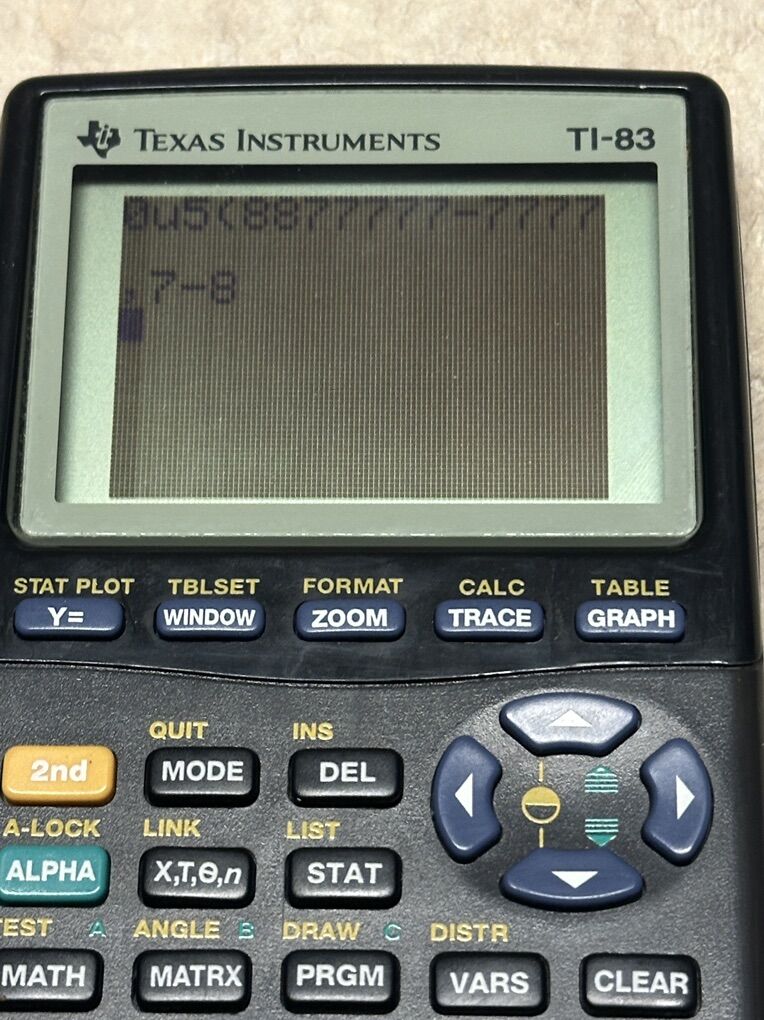 Ti83 Graphing Calculator