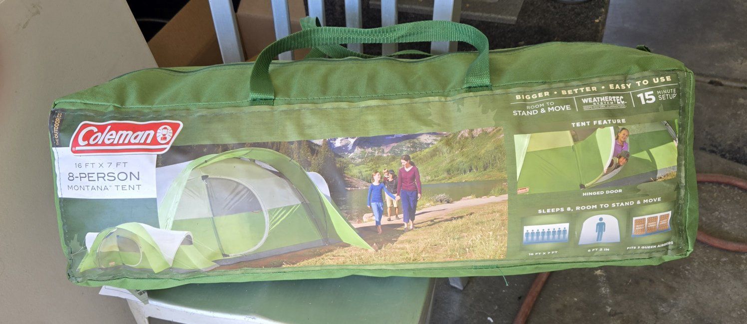8 Person Tent.