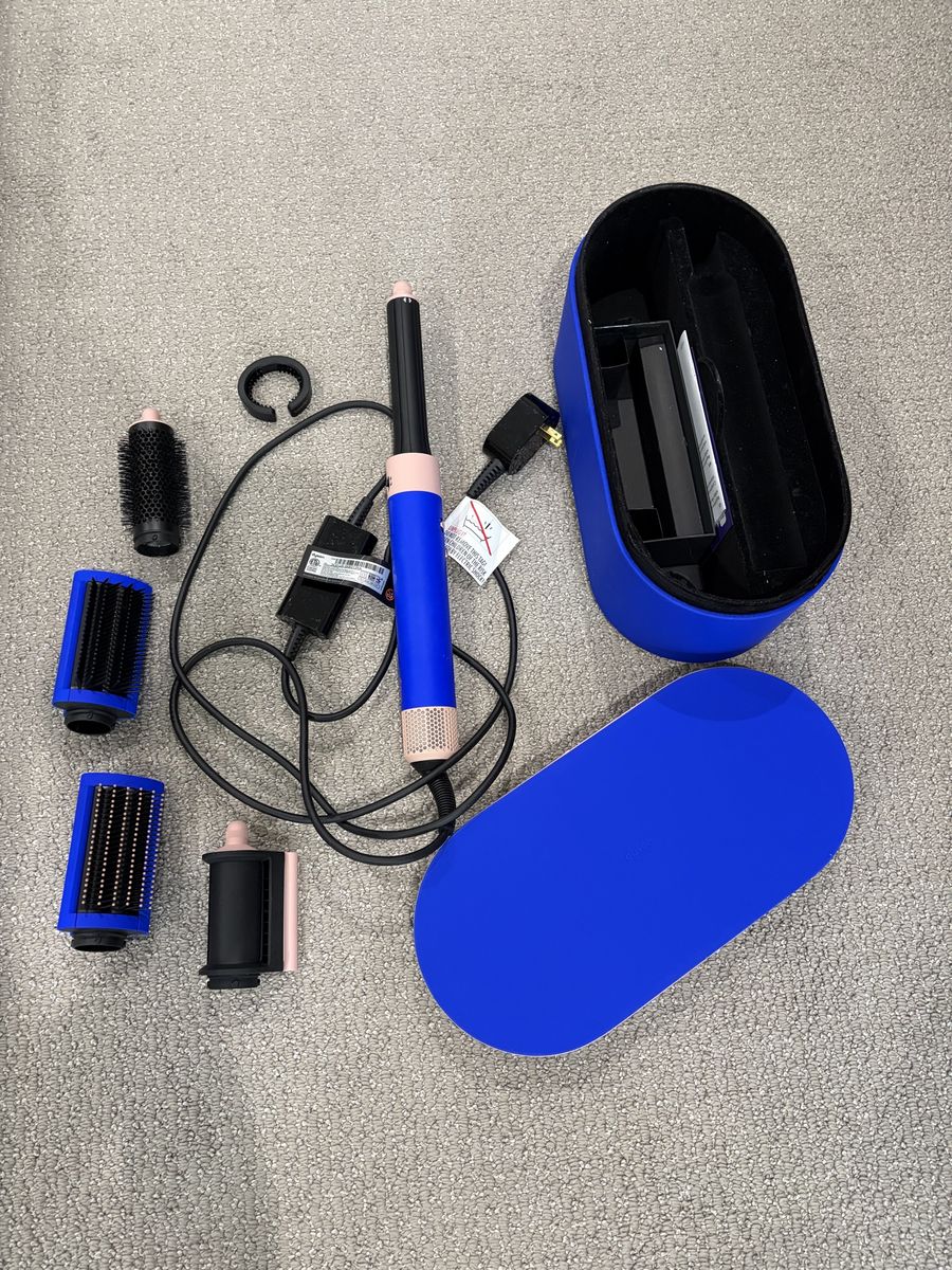 Dyson Airwrap Multi-Styler Complete - Blue/Blush with Storage Case and Attachments