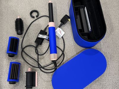 Dyson Airwrap Multi-Styler Complete - Blue/Blush with Storage Case and Attachments