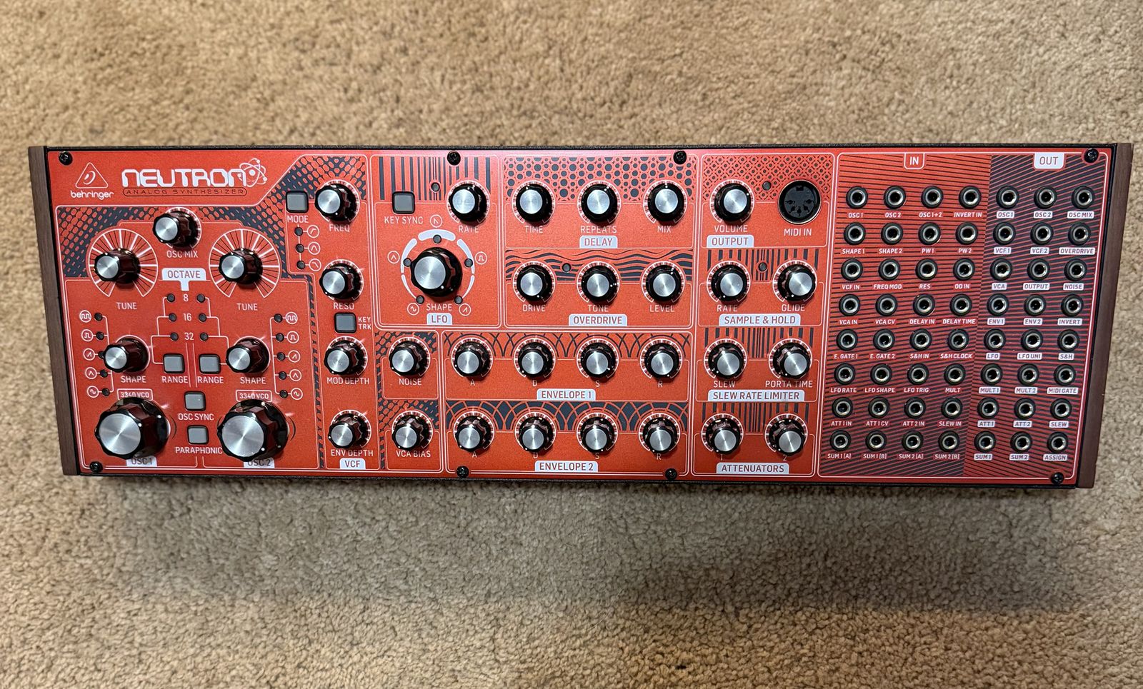 Behringer Neutron Semi-Modular Paraphonic Analog Synthesizer Module