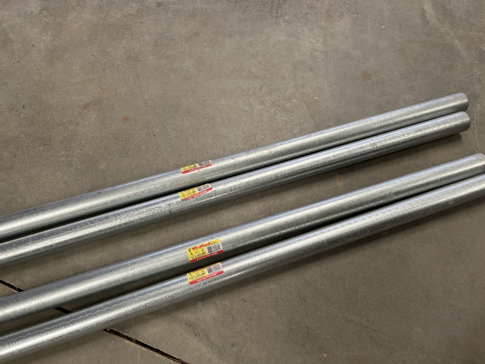 Wheatland electrical steel tube. 1 1/2” X 10’. Never been used. $20 each