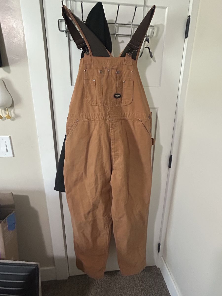 Walls Men's Tan Workwear Bib Overalls
