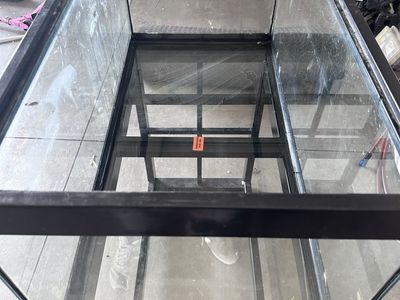 40 Gal Glass Aquarium with Metal Stand - Used Fish Tank Terrarium Reptile Enclosure