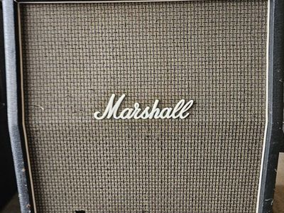 Marshall Spreaker Vintage Basket weave Cabinets (2) 4/12 Slant Front RARE T1281s