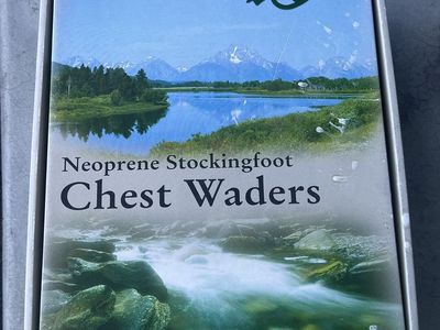 Caddis Neoprene Chest Fishing Waders SZ LS NEW