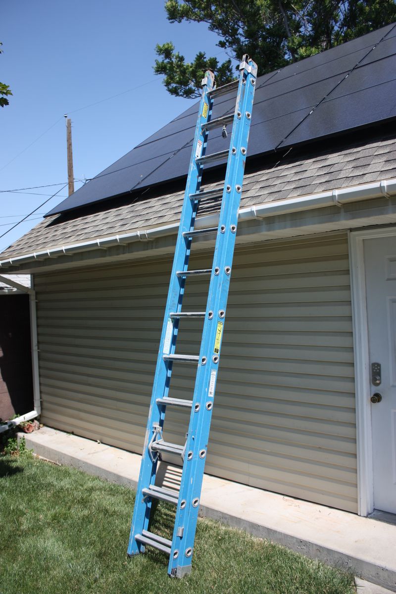 Keller 4900 Series 24' Fiberglass Type II Commercial Extension Ladder