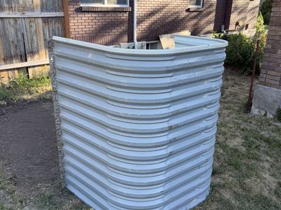 Large Egress Window Well 5 feet high by 5 feet wide