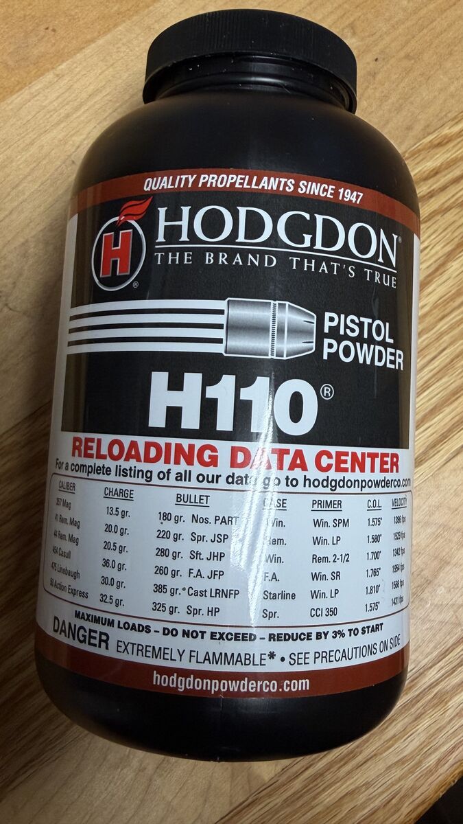 Hodgaon H110 Gun Powder