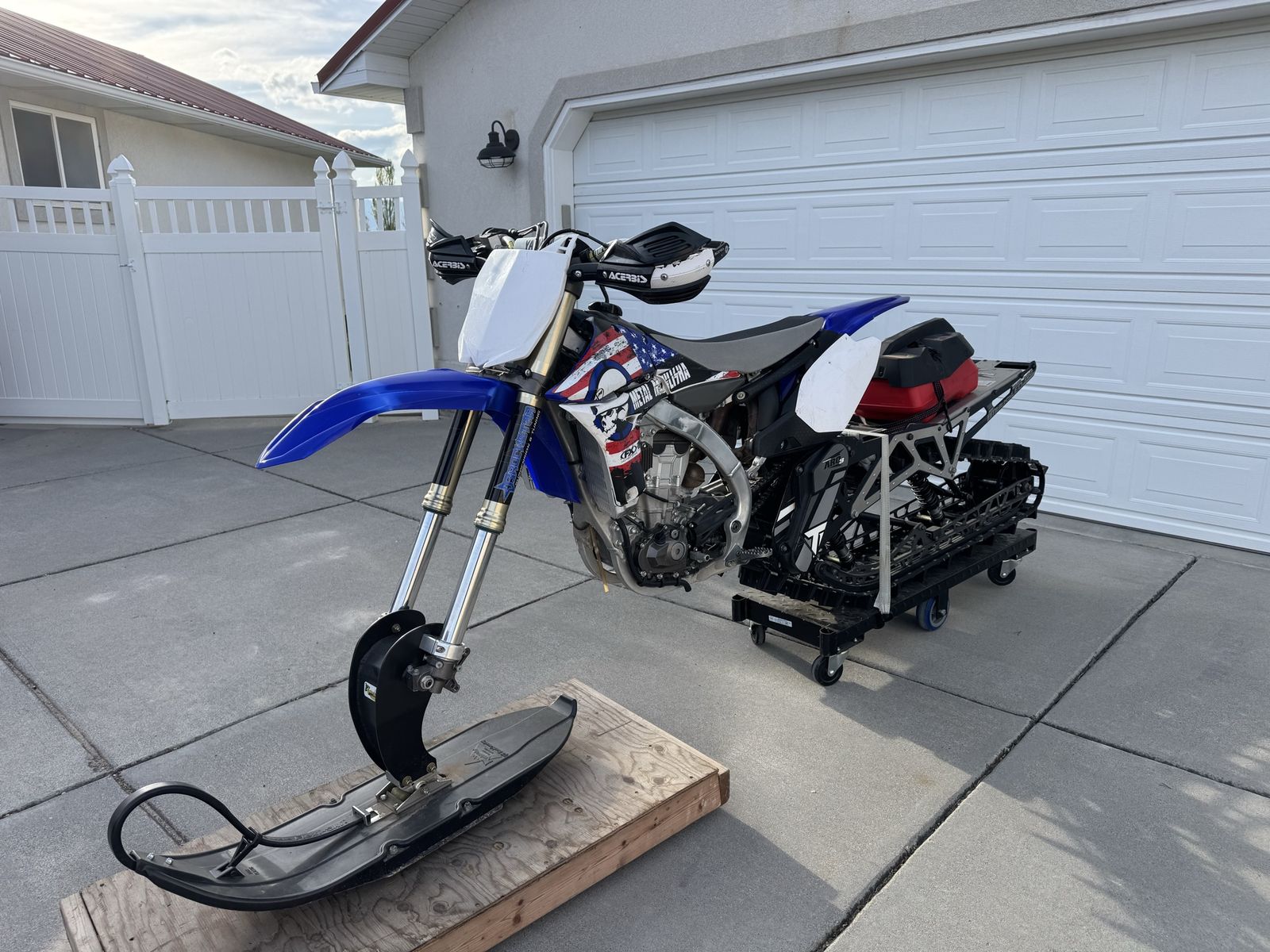 2012 Yamaha YZ450F / Timbersled