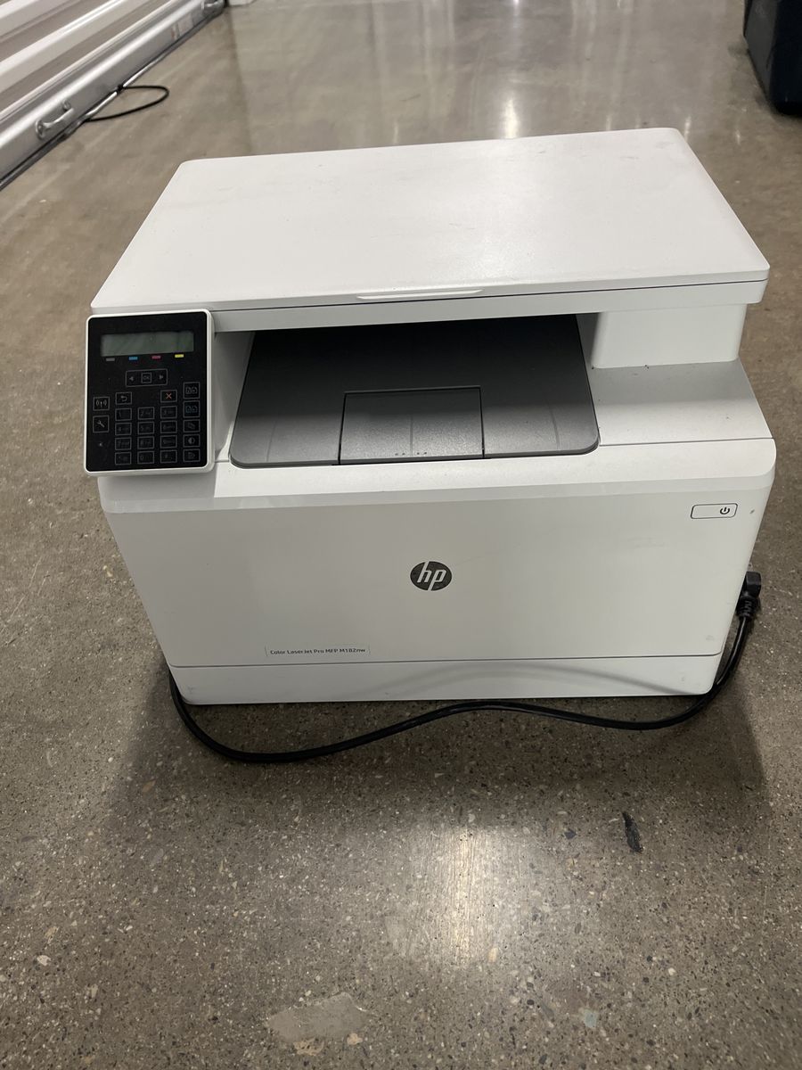 HP Color LaserJet Pro MFP M182nw Wireless All-in-One Laser Printer, White
