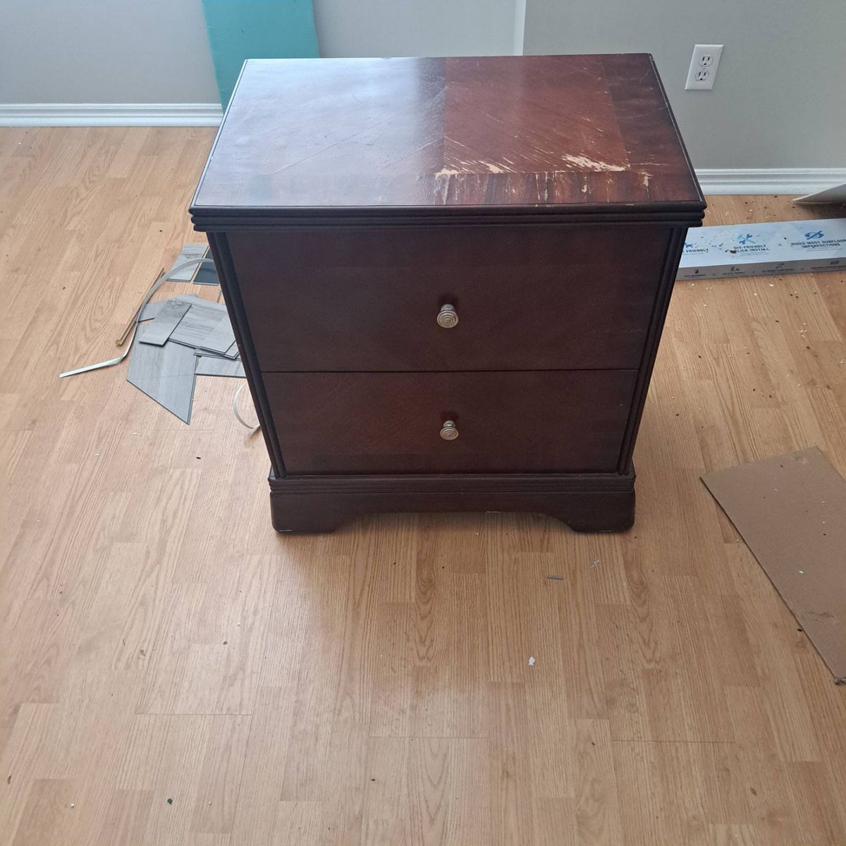 Free Wooden End Table/Storage Unit