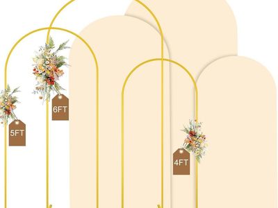 3 set of Arches with Beige Covers