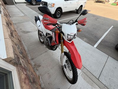 Honda CRF250L Dual Sport Motorcycle with Tusk Handguards