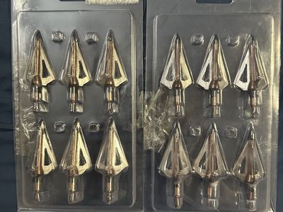 Unbranded 6-Pack Broadheads Hunting Archery Arrowheads Fixed Blade