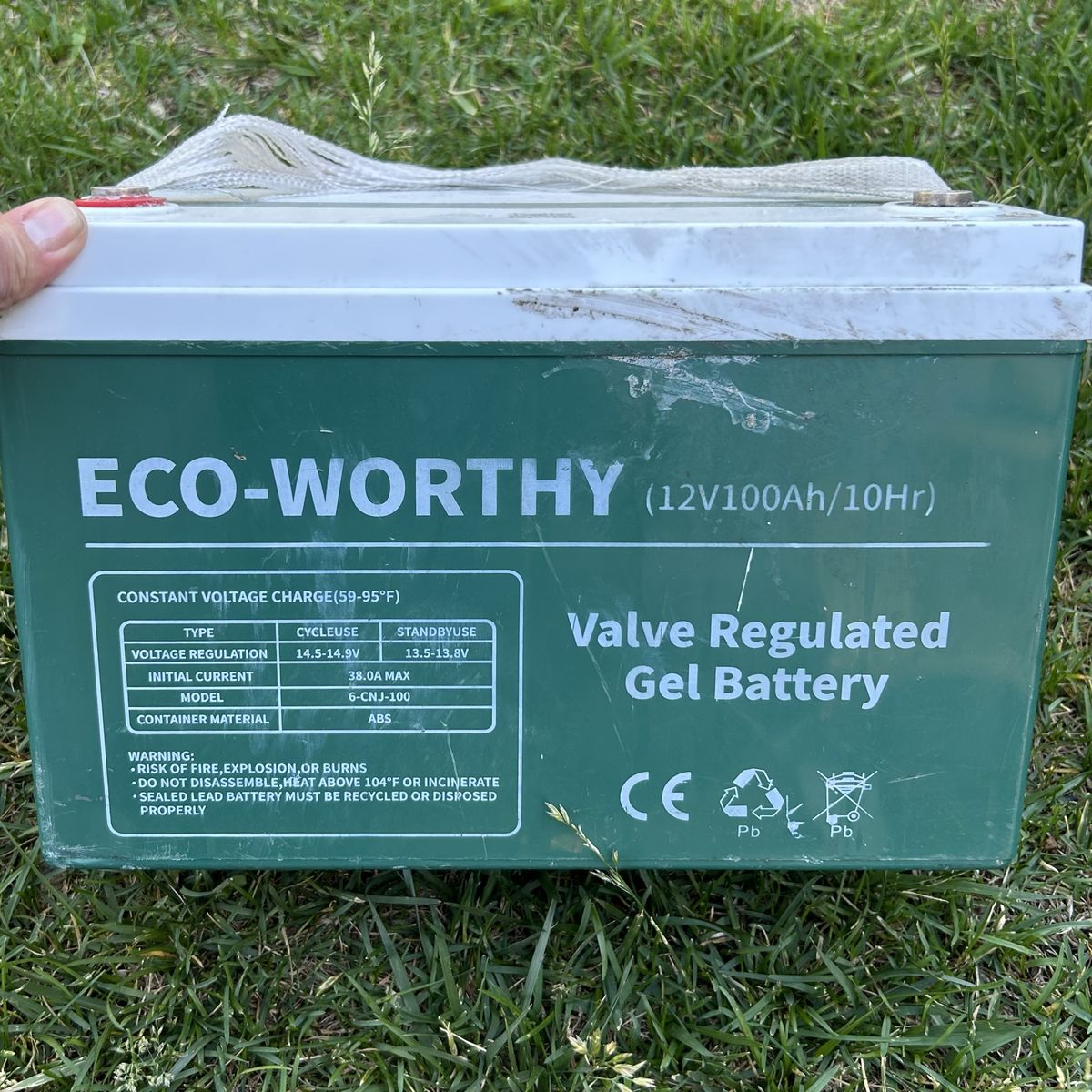 ECO-WORTHY 12V Gel Battery
