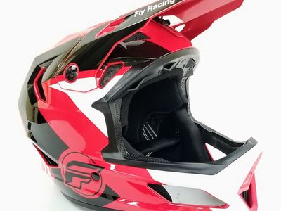 Fly Racing Rayce MTB/BMX Bicycle Helmet (Red/Black/White, X-Large) (73-3611X-L-R3-S3)