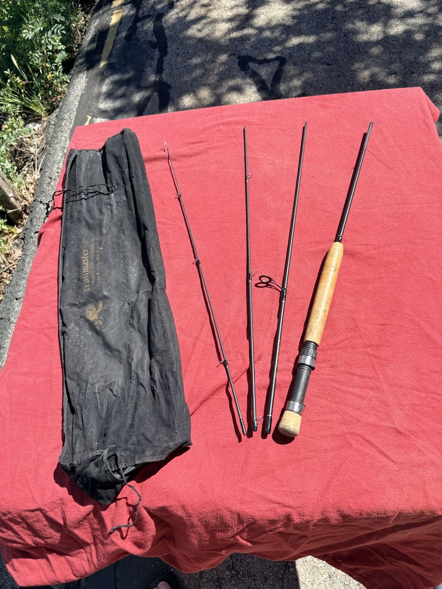 Eagle Claw Trailmaster 6'6" Travel Spinning / Fly Rod with Sleeve Case40.00