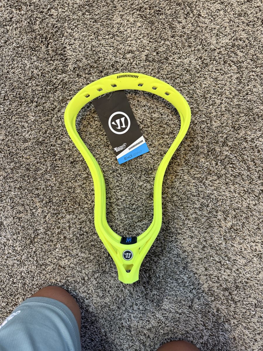 Warrior XP-O Lacrosse Head, Unstrung for Attack and Midfielders, New