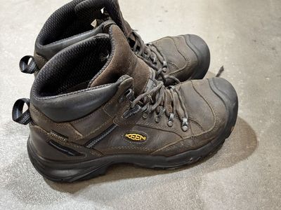 KEEN Dry Waterproof Leather Boots - Men's Brown Mid-Top Size 9.5