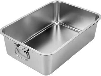 NEW XXL STAINLESS STEEL LITTER BOX TRAY