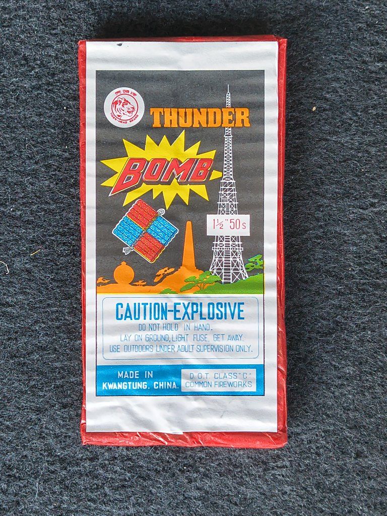 Vintage Thunder Bomb fire crackers