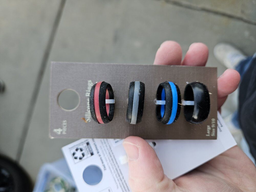 Silicon rings for men