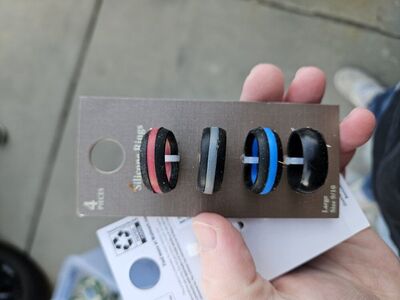 Silicon rings for men