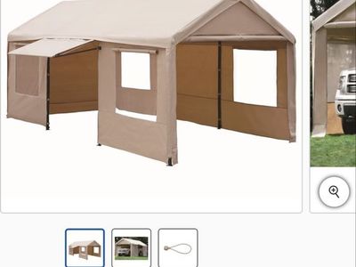 20’x10’ Steel frame canopy