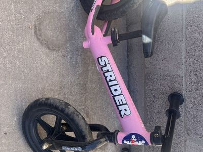 Pink Strider Classic Balance Bike - 12 Inch Toddler Bike
