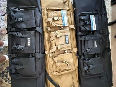 Lot of 3 Savior Equipment 42-Inch Specialist Vintage Double Rifle Bags