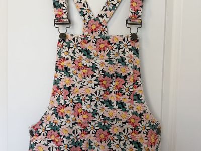 PIPER & SCOOT Floral Overalls