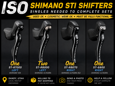 ISO / WTB: Shimano 11-Speed STI Road Bike Shifters — Singles Needed