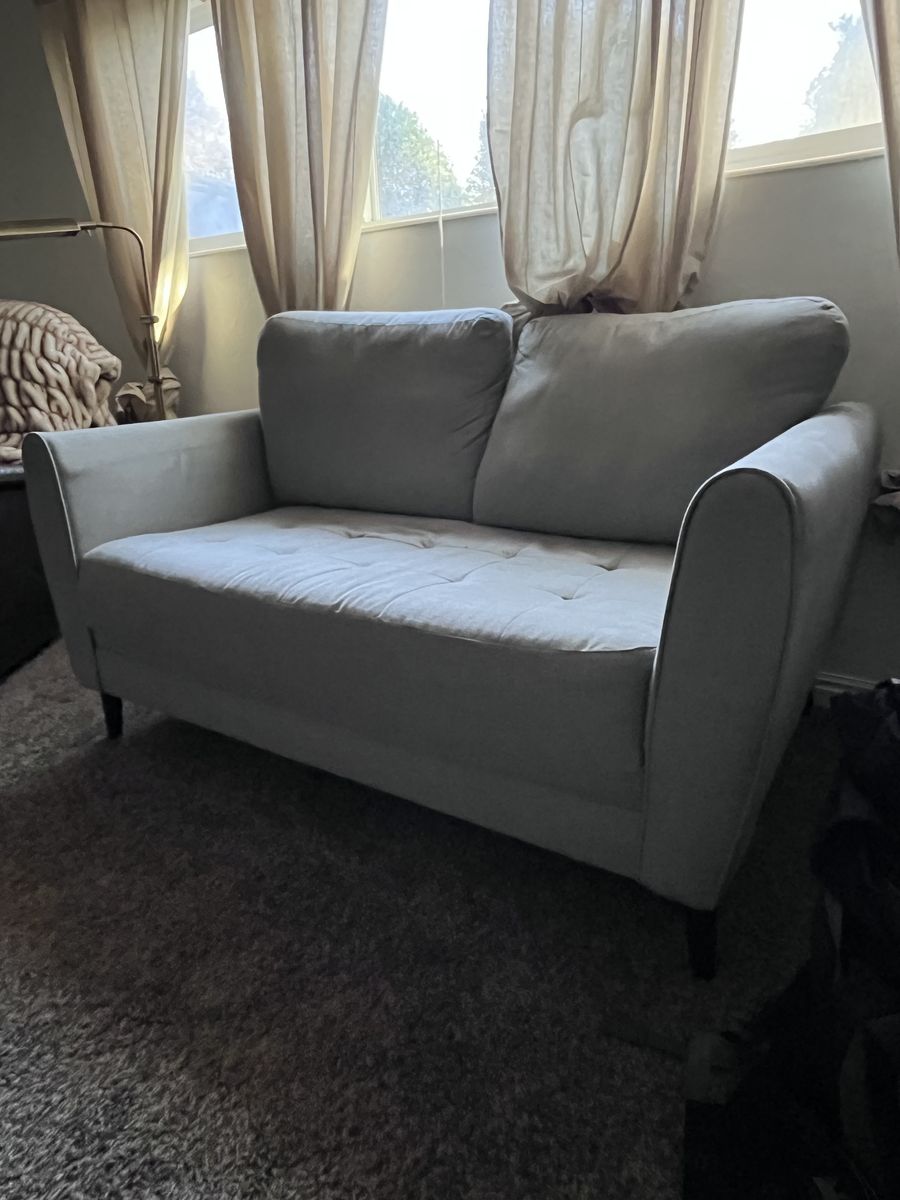 Grey Loveseat