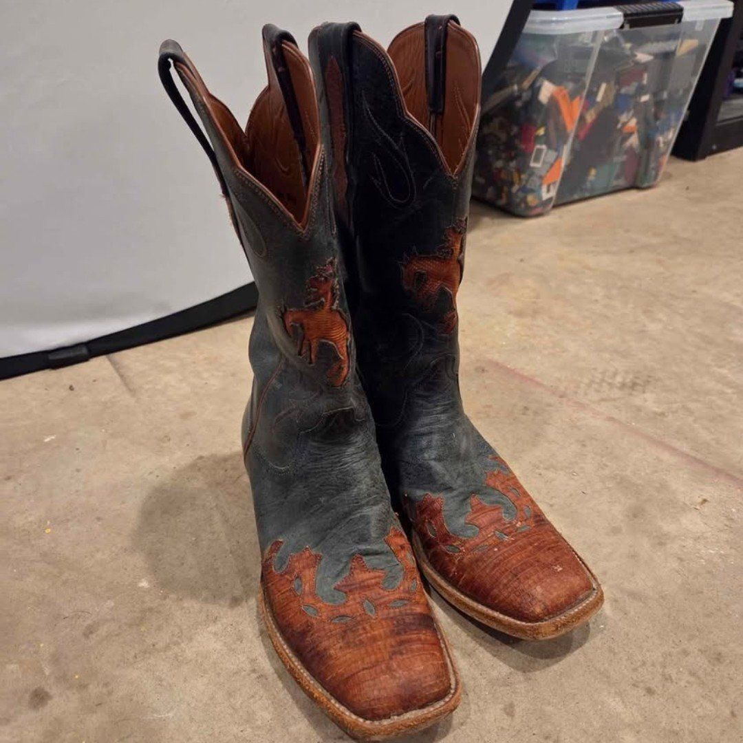 Custom made Burns womens leather boots