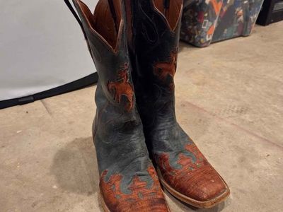 Custom made Burns womens leather boots