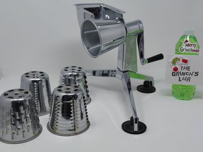Vintage Saladmaster Manual Rotary Food Processor
