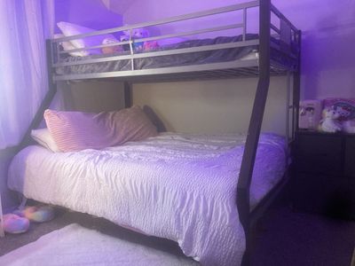Twin over full bunk bed