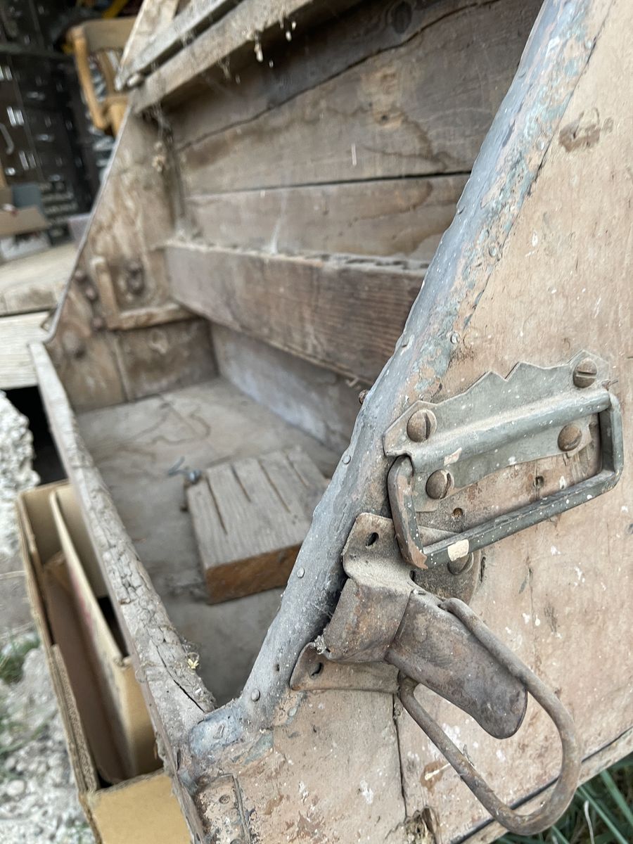 Antique Primitive Carpenter’s Tool Chest